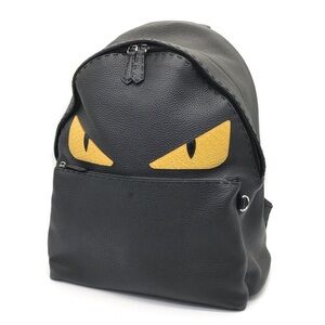 FENDI Selleria Bag Bugs Backpack Black